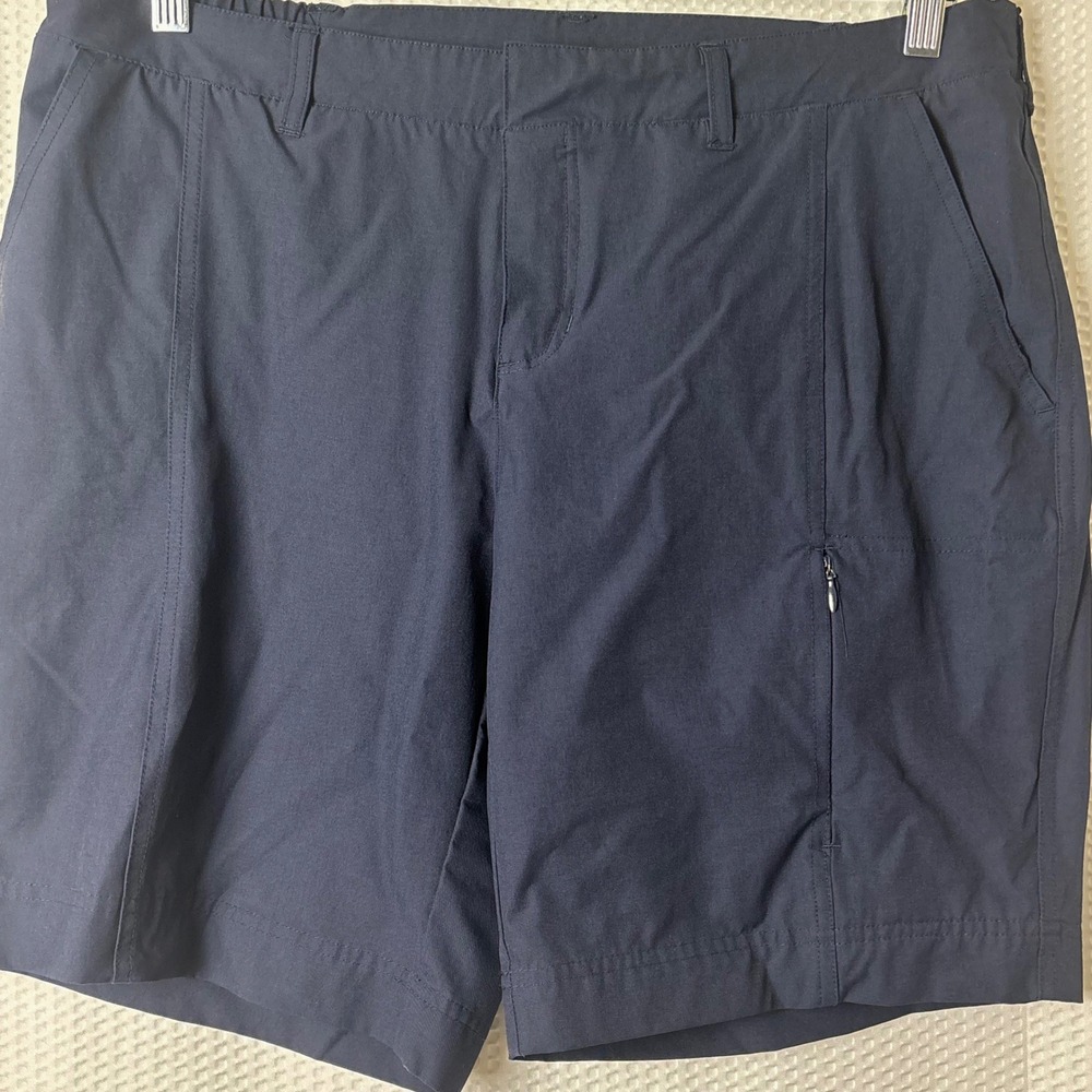 32 Degrees Cargo Shorts Men Size 36 Navy Blue Nylon Spandex‎ Stretch Lightweight - Picture 2 of 7